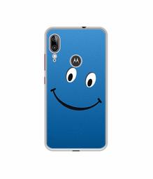 Amazon Brand - Solimo Designer Happy UV Printed Soft Back Case Mobile Cover for Motorola Moto E6s