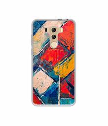 Amazon Brand - Solimo Designer Dark Multicolor Blocks UV Printed Soft Back Case Mobile Cover for I Kall K4