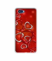 Amazon Brand - Solimo Designer Hearts UV Printed Soft Back Case Mobile Cover for Realme 1