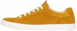 Amazon Brand – Busd. Zapatillas de ante para hombre, de caña baja, color amarillo ocre/blanco), 7 UK