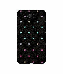 Amazon Brand - Solimo Designer Heart Texture 3D Printed Hard Back Case Mobile Cover for Microsoft Lumia 650