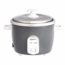 AmazonBasics Electric Rice Cooker 1.8 L (700 W) Grey