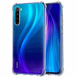 Amazon Brand - Solimo Mobile Cover (Soft & Flexible Back case) for Mi Redmi Note 8 (Transparent)