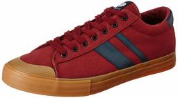 Amazon Brand - Symbol Men's Mahroon Canvas Sneakers-10 UK/India (44 EU) (AZ-GI-368B)