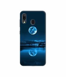 Amazon Brand - Solimo Designer Moon Pattern Print 3D Printed Hard Back Case Mobile Cover for Samsung Galaxy A30