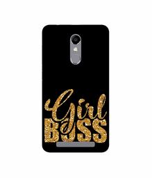 Amazon Brand - Solimo Designer Sparkle Girl Boss UV Printed Soft Back Case Mobile Cover for Micromax Canvas Evok Power Q4260