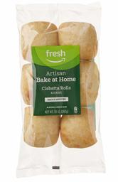 Fresh Brand – Artisan Bake at Home Ciabatta Rolls, 10 oz (6 ct)