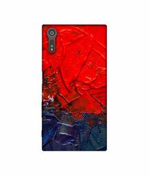 Amazon Brand - Solimo Designer Red Wax Color 3D Printed Hard Back Case Mobile Cover for Sony Xperia XZ Dual