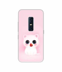 Amazon Brand - Solimo Designer Kitty UV Printed Soft Back Case Mobile Cover for Vivo V17 Pro