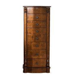 Alveare Home Anastasia Standing Jewelry Armoire, Walnut