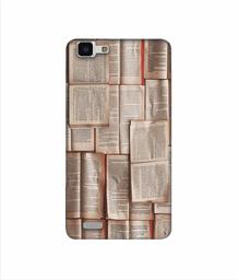 Amazon Brand - Solimo Designer Books Texture 3D Printed Hard Back Case Mobile Cover for Vivo Y27L