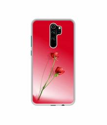 Amazon Brand - Solimo Designer Red Roses UV Printed Soft Back Case Mobile Cover for Mi Redmi Note 8 Pro