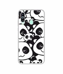 Amazon Brand - Solimo Designer Panda Texture UV Printed Soft Back Case Mobile Cover for Samsung Galaxy M40