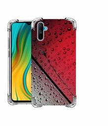 Amazon Brand - Solimo Designer Water Drop On Glass UV Printed Soft Back Case Mobile Cover for Realme C3