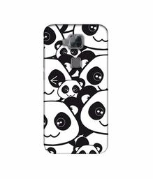 Amazon Brand - Solimo Designer Panda Texture 3D Printed Hard Back Case Mobile Cover for Huawei G8