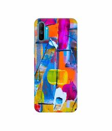 Amazon Brand - Solimo Designer Multicolor Box Texture 3D Printed Hard Back Case Mobile Cover for Realme C3