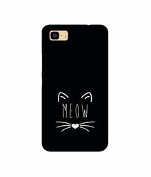 Amazon Brand - Solimo Designer Meow 3D Printed Hard Back Case Mobile Cover for Asus Zenfone 3S Max