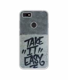 Amazon Brand - Solimo Designer Take It Easy UV Printed Soft Back Case Mobile Cover for Lenovo A5