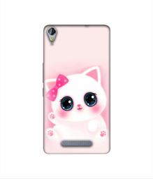 Amazon Brand - Solimo Designer Babby Kitty 3D Printed Hard Back Case Mobile Cover for Micromax Canvas Juice 3Plus Q394