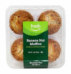 Fresh Brand – Banana Nut Muffins, 14 oz (4 ct) (Frozen)