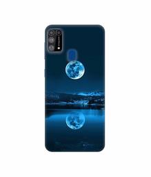 Amazon Brand - Solimo Designer Moon Pattern Print 3D Printed Hard Back Case Mobile Cover for Samsung Galaxy M31