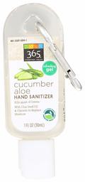 365 Everyday Value, Hand Sanitizing Gel, Cucumber Aloe, 1 fl oz