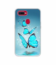 Amazon Brand - Solimo Designer Flying Butterflies UV Printed Soft Back Case Mobile Cover for Oppo F9 Pro