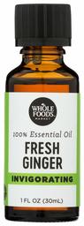 Whole Foods Market, Essential Oil, Fresh Ginger, 1 fl oz