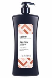 Amazon Brand - Solimo Men's Dry Skin Lotion for Face and Body, 24.5 Fluid Ounce