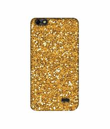 Amazon Brand - Solimo Designer Golden Sparkle 3D Printed Hard Back Case Mobile Cover for Huawei Honor 4C