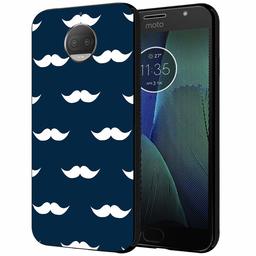 Amazon Brand - Solimo Designer Mustache Printed Hard Back Case Mobile Cover for Moto G5S Plus (D279)