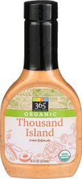 365 Everyday Value, Organic Thousand Island Dressing, 16 Ounce