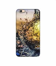 Amazon Brand - Solimo Designer Water Drop Reflection 3D Printed Hard Back Case Mobile Cover for Oppo F1s