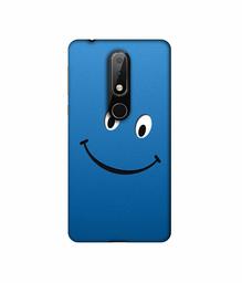 Amazon Brand - Solimo Designer Happy 3D Printed Hard Back Case Mobile Cover for Nokia 6.1 Plus