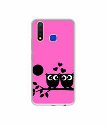 Amazon Brand - Solimo Designer Love Birds Vector UV Printed Soft Back Case Mobile Cover for Vivo U20