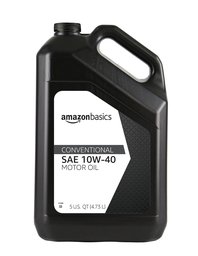 AmazonBasics Conventional Motor Oil, 10W-40, 5 Quart