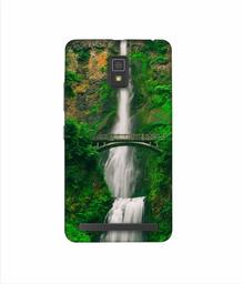 Amazon Brand - Solimo Designer Waterfall 3D Printed Hard Back Case Mobile Cover for Lenovo A6600