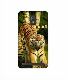 Amazon Brand - Solimo Designer Tiger 3D Printed Hard Back Case Mobile Cover for Lenovo A6600