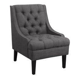 Amazon Brand – Ravenna Home Jase Slope Tufted Accent Chair, 29.9