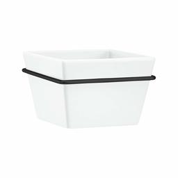 AmazonBasics Wall Planter, Square - White/Black