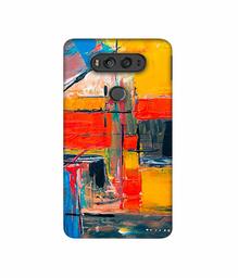 Amazon Brand - Solimo Designer Multicolor Squre Blocks 3D Printed Hard Back Case Mobile Cover for LG V20