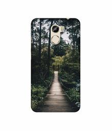 Amazon Brand - Solimo Designer Wooden Bridge 3D Printed Hard Back Case Mobile Cover for Gionee X1