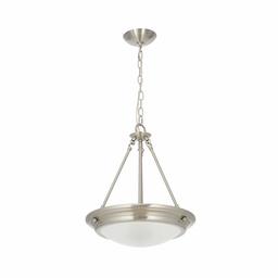 Amazon Brand – Ravenna Home Classic Integrated LED Pendant Light, Bulbs Included, Adjustable 18-72