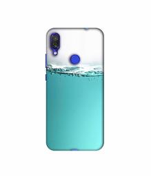 Amazon Brand - Solimo Designer Half Fill 3D Printed Hard Back Case Mobile Cover for Mi Redmi Note 7 / Note 7S / Note 7 Pro