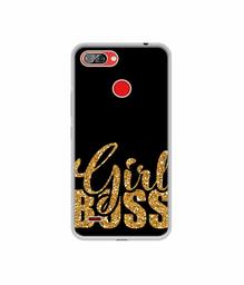 Amazon Brand - Solimo Designer Sparkle Girl Boss UV Printed Soft Back Case Mobile Cover for Itel A46