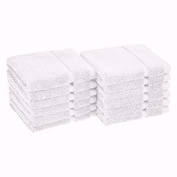 AmazonBasics GOTS Certified Organic Cotton Washcloths - 12-Pack