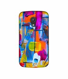 Amazon Brand - Solimo Designer Multicolor Box Texture 3D Printed Hard Back Case Mobile Cover for Motorola Moto G 2nd Generation