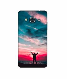 Amazon Brand - Solimo Designer Nature Painting 3D Printed Hard Back Case Mobile Cover for Samsung Galaxy J3 Pro