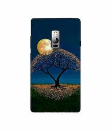 Amazon Brand - Solimo Designer Dark Night View 3D Printed Hard Back Case Mobile Cover for OnePlus 2