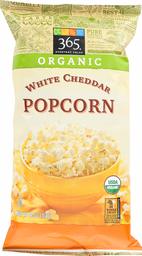 365 Everyday Value, Organic Popcorn, White Cheddar Cheese, 4 oz